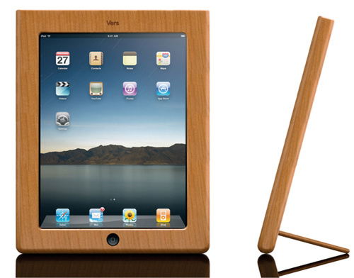 Vers Handcrafted Wood iPad case