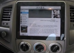World's first Apple iPad in-car installation