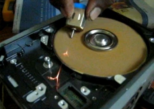Hard Drive Turned Into A Bench Sander Slipperybrick Com