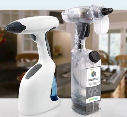 Spray bottle turns water into sanitizer