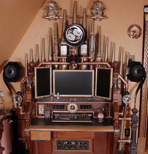 Steampunk All-in-one workstation