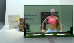 Samsung shows off 19-inch transparent AMOLED display