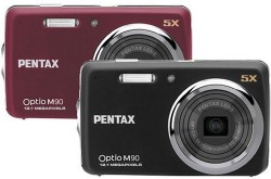Pentax Optio M90 with 5x wide angle zoom