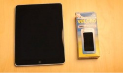 Velcro makes the iPad even more versatile