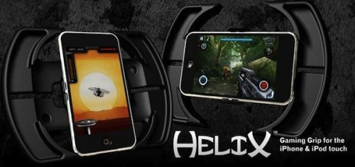 PosiMotion Helix iPhone/iPod touch gaming grip now available