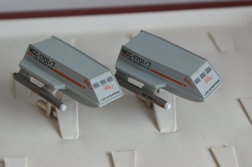 Star Trek shuttle cufflinks