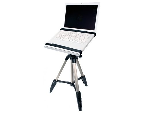 Thanko Notebook Tripod Stand turns a camera tripod into a desk