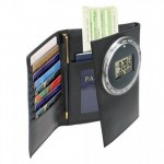 Travel World Alarm Clock with Passport Holder