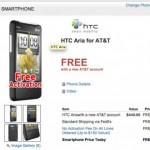 Dell offering HTC Aria for free