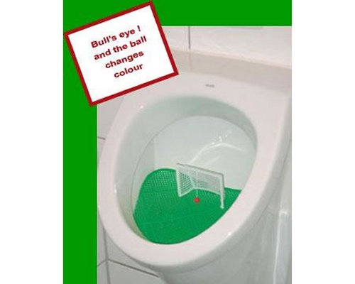 Kiokicker puts soccer in your toilet