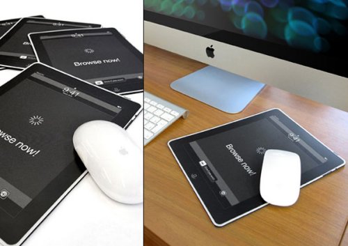 The iMousePad looks like an Apple iPad