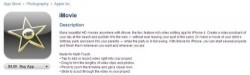 iMovie hits iTunes App Store