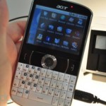 Acer beTouch E130 looks like a BlackBerry, runs Android 1.6