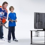 NHL Slapshot comes with Wayne Gretzky approved Wiimote hockey stick