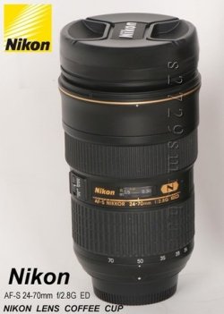 Nikon Lens Coffee Thermos