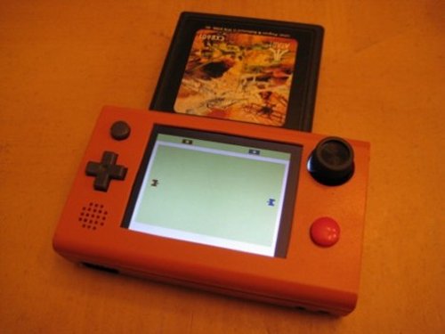 Portable Atari console the size of a Gameboy