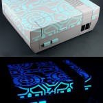 Glow In The Dark Tron NES case mod