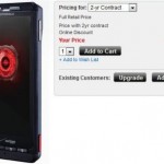 Droid X sold out online, hard to find at retail