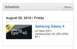 Sprint Epic 4G could arrive on August 20