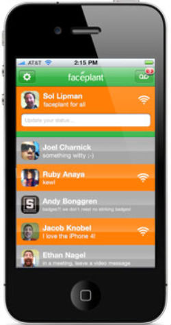 FacePlant app makes iPhone 4 video chats easier