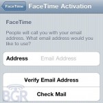 iPod touch FaceTime to use email addresses?