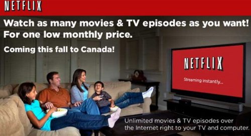 Netflix coming to Canada this fall