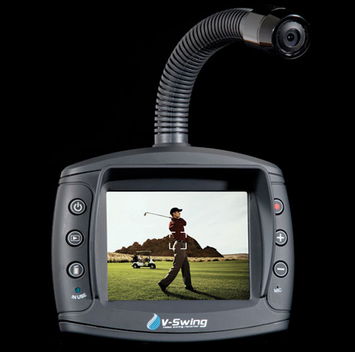 V-Swing is a camcorder for golfers
