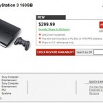 160GB PS3 slim shows up on GameStop's website