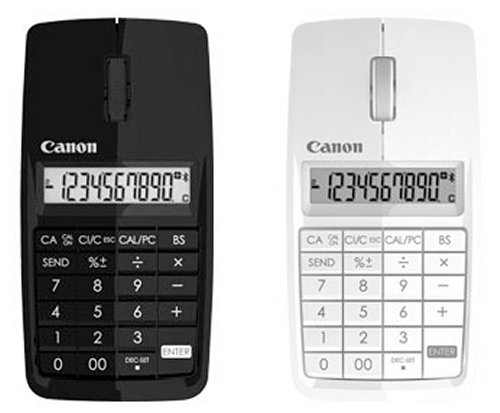 Canon X Mark I Mouse is also a calculator