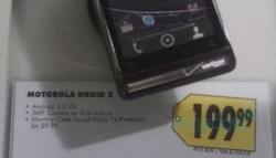 Best Buy confirms Droid 2 at $199 with 2-year activation, $599 without