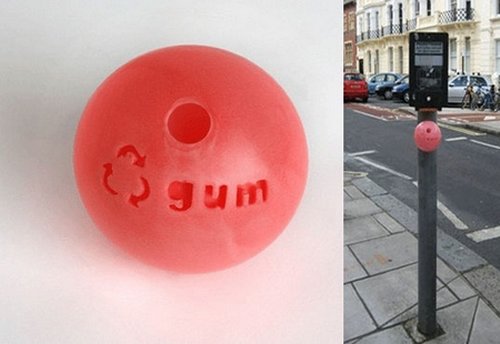 Gumdrop Bins let Britain recycle old chewing gum