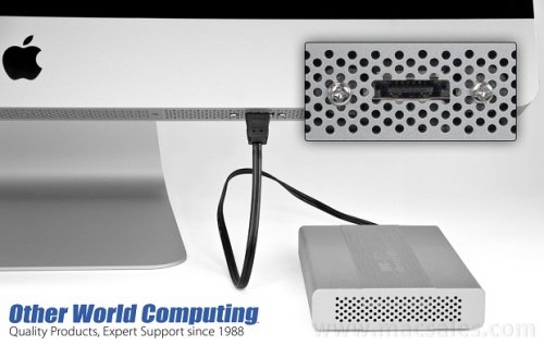 OWC will add an eSATA port in your iMac for $169