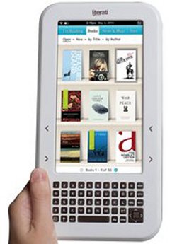 Sharper Image unveils Literati eReader with color LCD