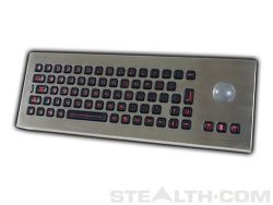 Stealth industrial grade keyboard