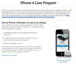 Apple stopping free iPhone 4 case program on September 30th