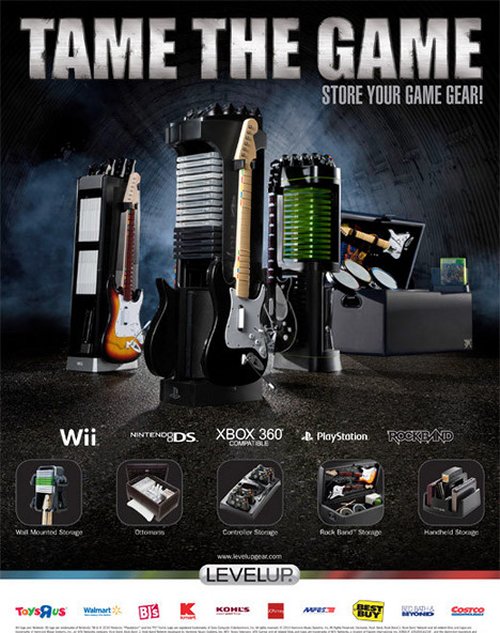 Get organized with Level Up gaming towers