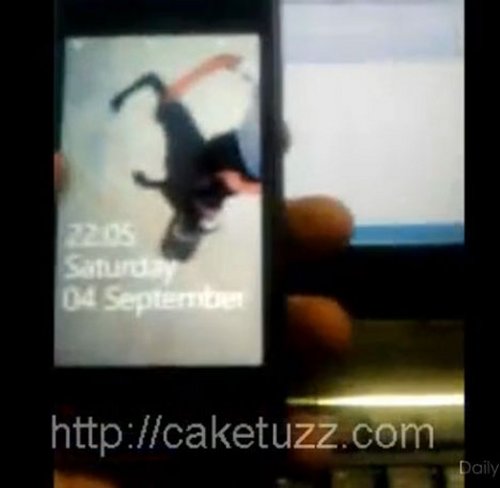 Samsung i8700 leaked on video