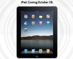 iPad to go on sale in Verizon Wireless and AT&T stores October 28