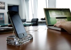 Calypso Crystal iPhone Dock