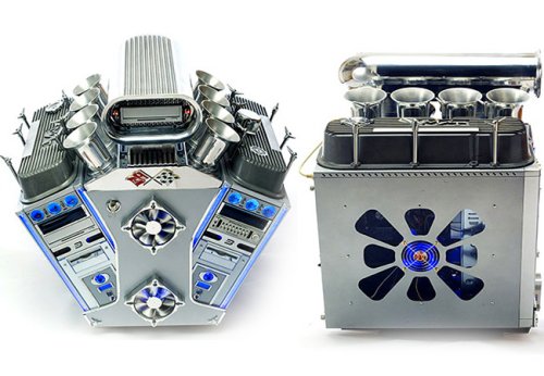  and a pc user then this is the perfect v8 engine computer case for