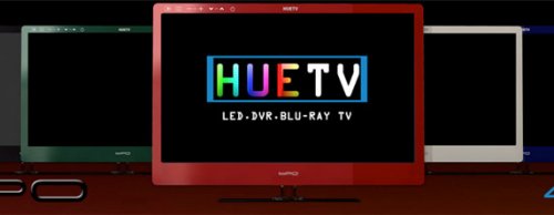 HueTV Series is colorful, has built-in Blu-ray Players and DVRs