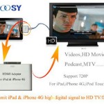 NOOSY HDMI adapter for iPad, iPhone 4 and iPod touch