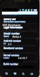 Nexus S spotted running Android 2.3 Gingerbread