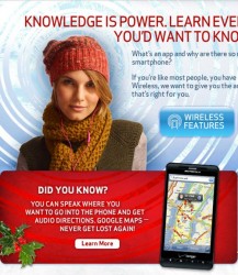 Verizon pastes iPhone map screen on Droid X ad