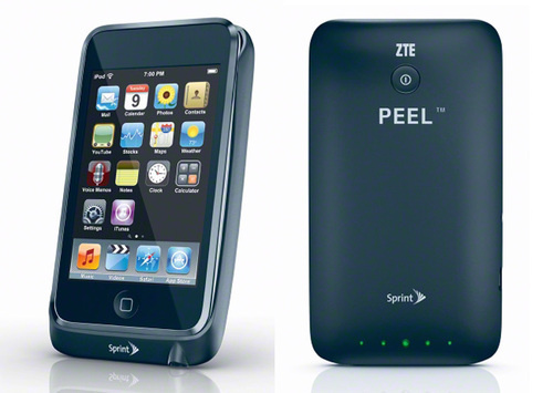 Sprint ZTE Peel turns your iPod Touch into a phone