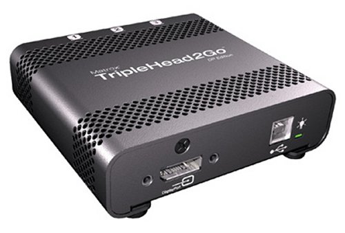 Matrox Mac-friendly TripleHead2Go DP Multi-Monitor Adapter