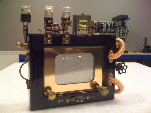 Steampunk Etch-a-Sketch