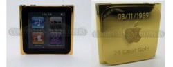 iPod Nano 6G gets dipped in 24kt Gold