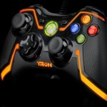 Xbox 360 limited edition orange Tron controller