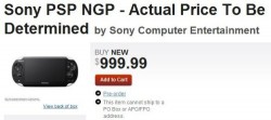 GameStop guesses Sony PSP NGP will cost $999.99